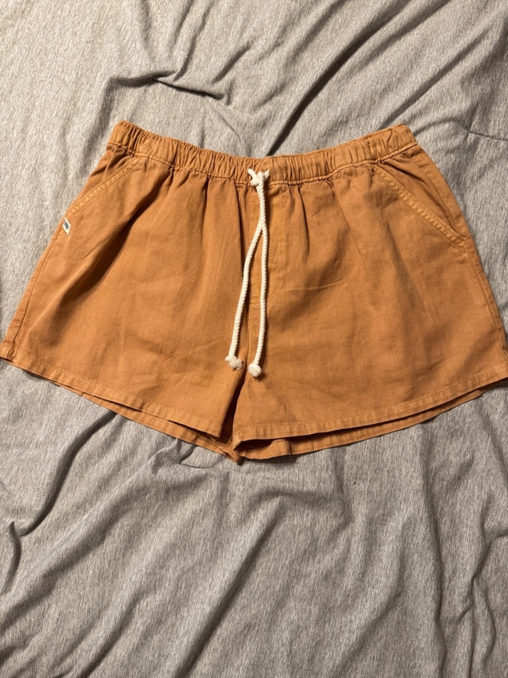Simply Southern Rust Drawstring Athletic Shorts